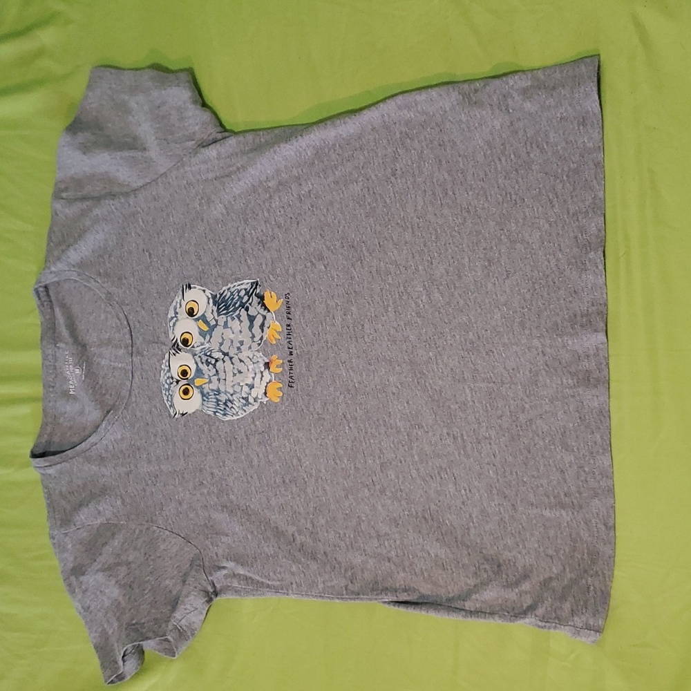 Owls "Feather weather" Graphic cotton t